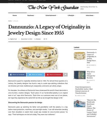 A new york magazine article about danzanzio.